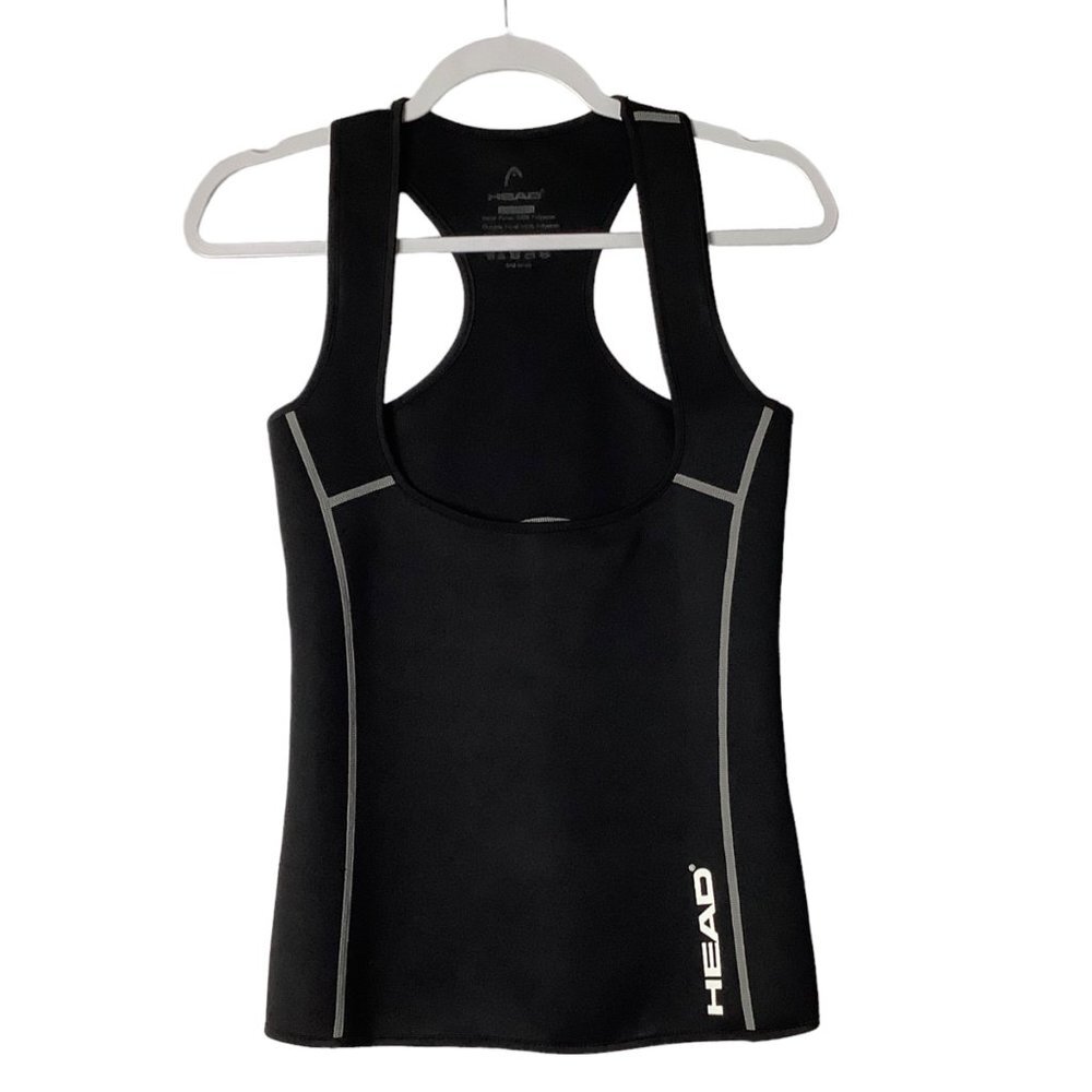 Head Neoprene‎ Activewear Tank Women Size Small Slimming Hourglass Black
